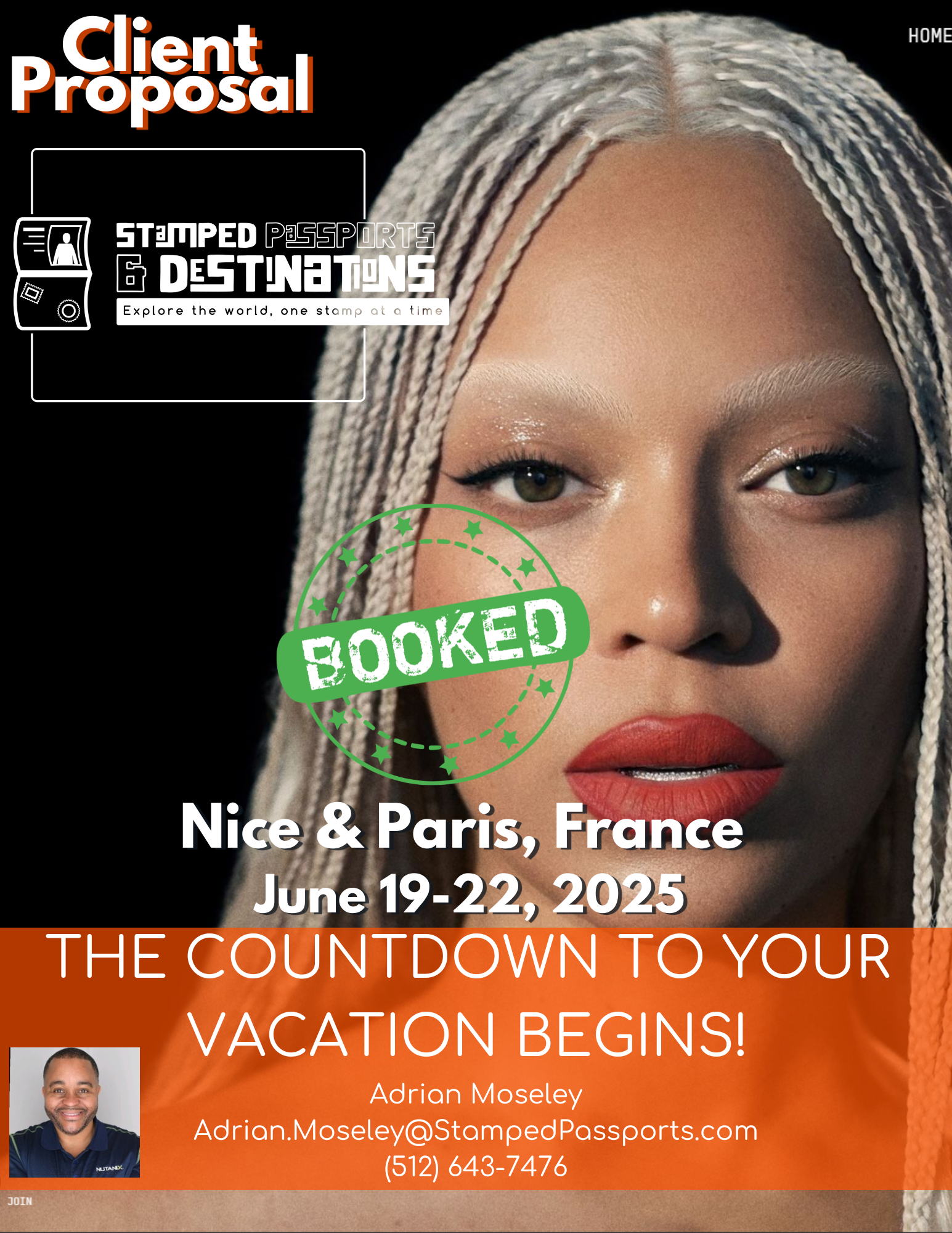Nice & Paris, France — June 19–22, 2025 client proposal