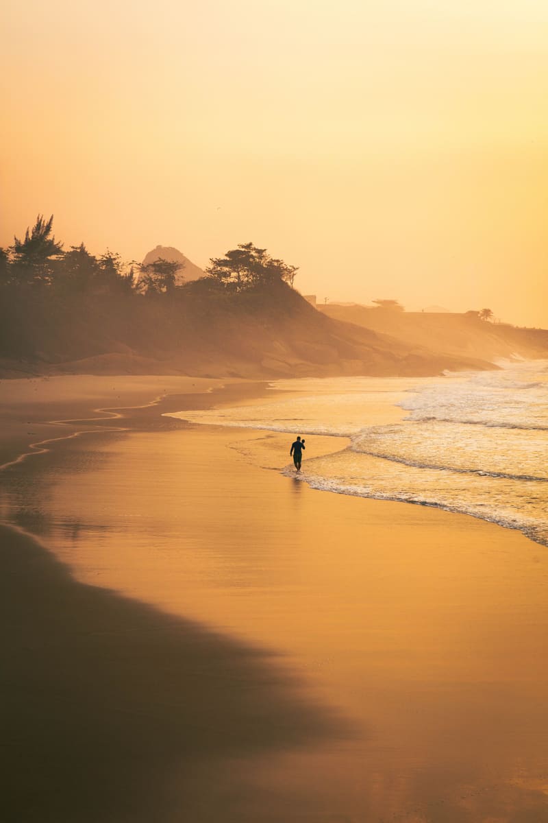 Sunset Surfer — Gabon