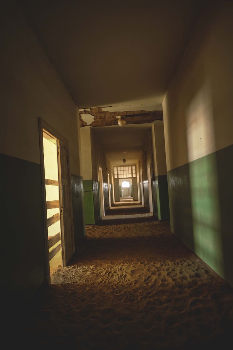 Sand-Filled Hallway — Mauritania