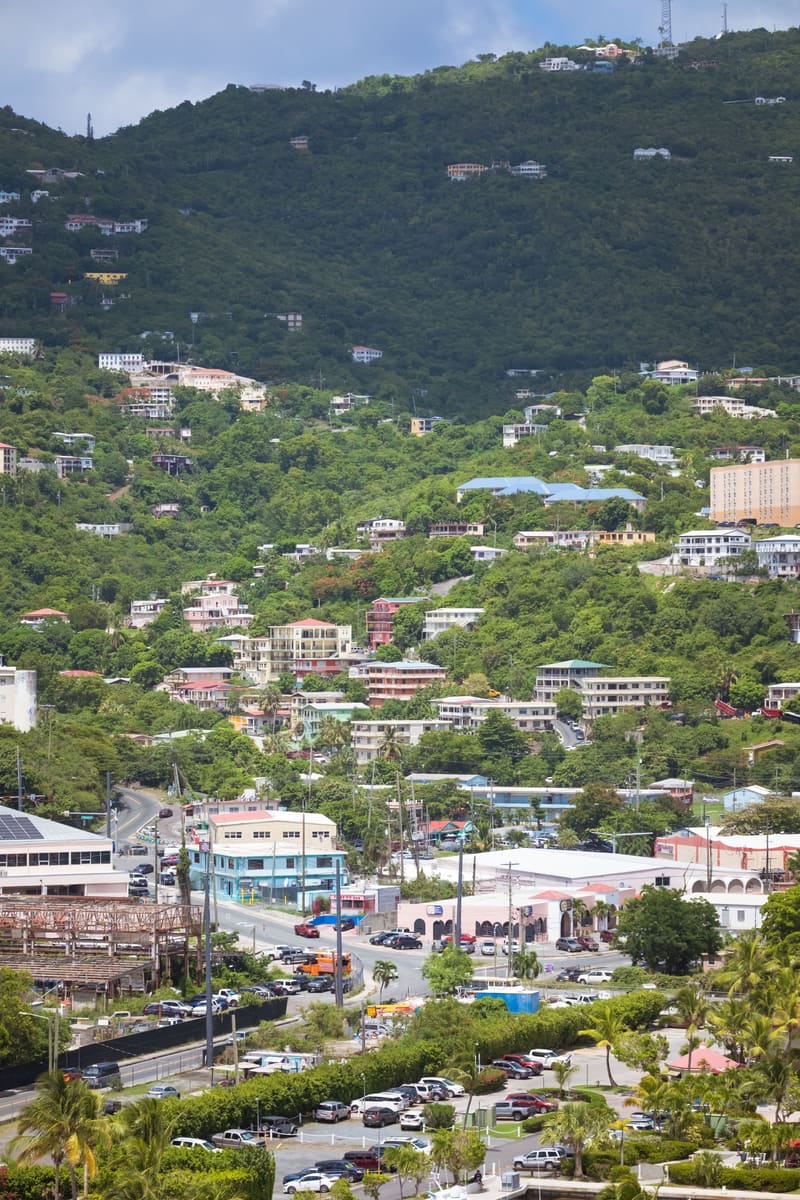 Hillside Town — Saint Kitts and Nevis