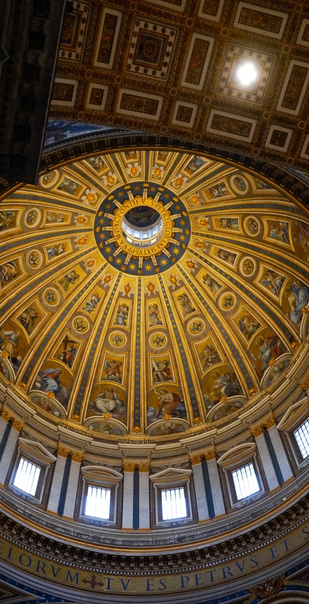 Basilica Ceiling — Vatican City